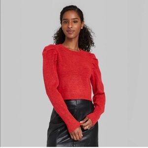 Wild Fable Red Women's Sweater